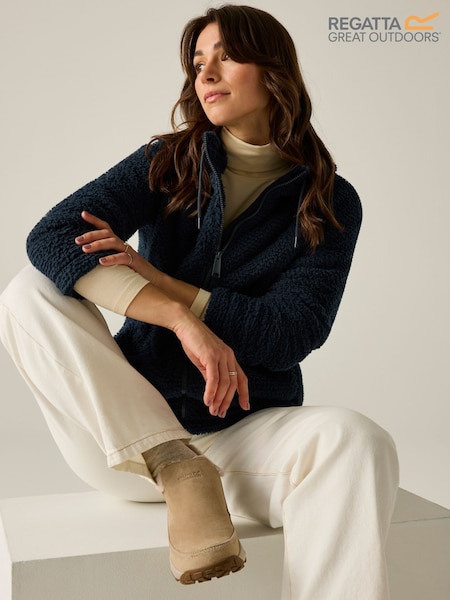 Blue - Regatta Evelina Hooded Fleece
