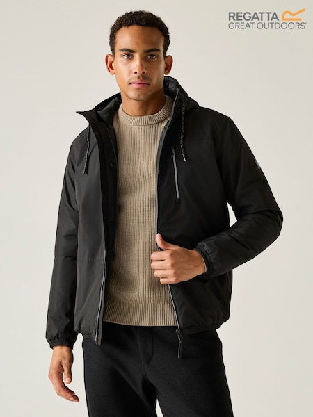 Black - Regular Regatta Winter Shorebay Waterproof Insulated Jacket