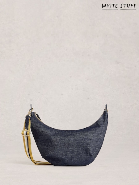 White Stuff Blue Natalie Denim Crossbody Bag (V58548) | £65