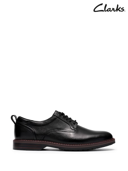 Black - Regular Clarks Aldwin2 Derby Shoes