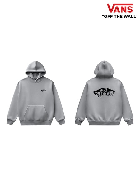 Grey - Vans Double Standard Pullover Hoodie