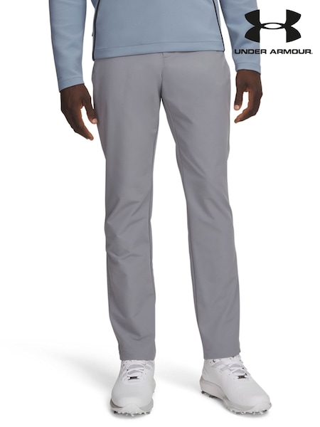 Grey - Regular Under Armour Links Tapered Golf Trousers