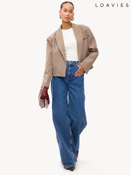 LOAVIES Fields Of Tenderness Wide Blue Jeans (V59962) | £54