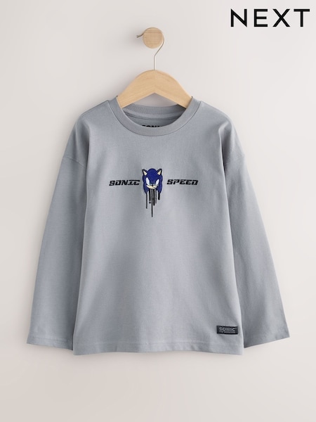 Charcoal Grey - Sonic T-shirt (3-16yrs)