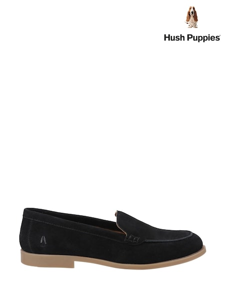 Hush Puppies Black Natasha Loafers (V61431) | £75