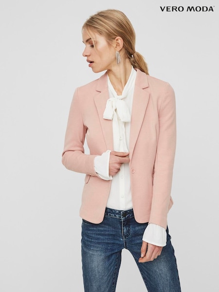 VERO MODA Pink Fitted Blazer (V61723) | £40