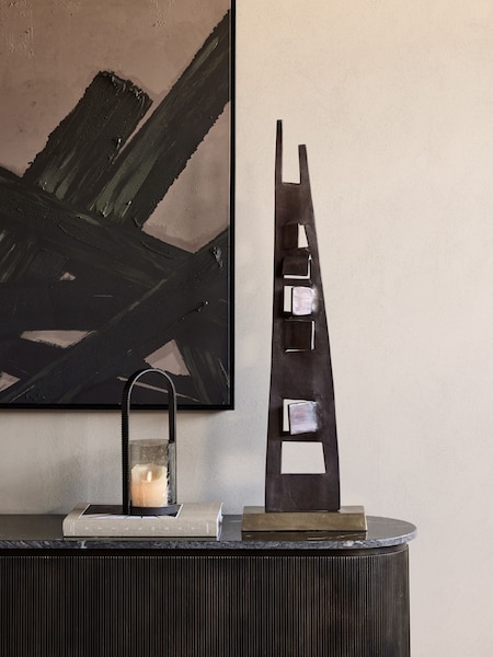 Libra Interiors Bronze Cairns Abstract Sculpture (V61897) | £200