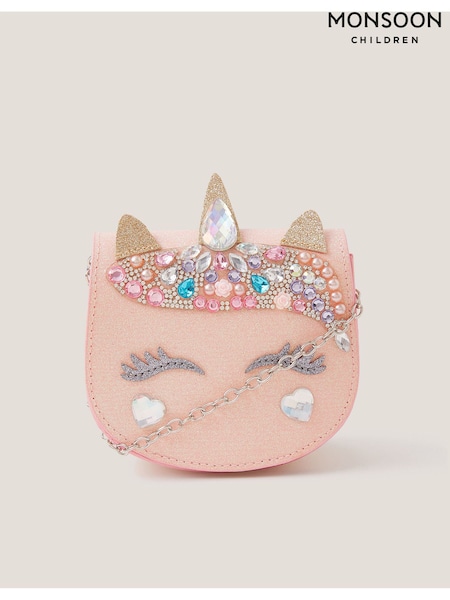 Monsoon Natural Embellished Unicorn Bag (V62153) | £16