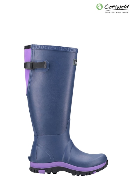 Cotswolds Blue Realm Adjustable Wellington Boots (V62167) | £90