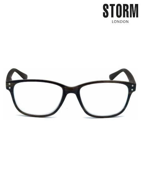 Storm Wood Effect D Brown Frame Reader (V62366) | £20