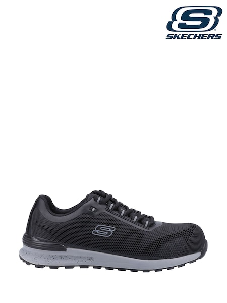 Skechers Black Bulklin Bragoo Safety Trainers (V62396) | £99