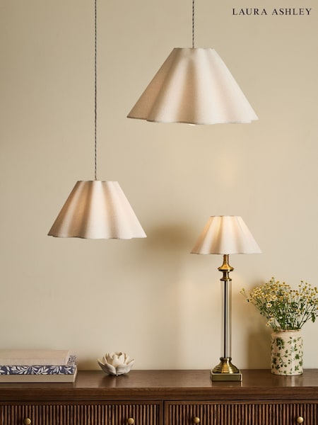 Laura Ashley Scallop Wavy Fabric Shade
