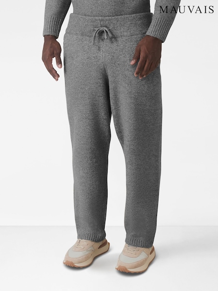 MAUVAIS Grey Montreux Knit Joggers (V63389) | £65