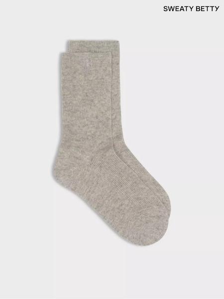 Sweaty Betty Grey Cashmere Socks (V63556) | £40