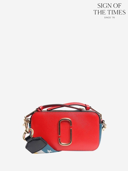 Sign of the Times Red Marc Jacobs Snapshot Leather Cross-Body Bag (V64254) | £362