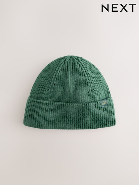Bottle Green - Knitted Beanie Hat (1-16yrs)
