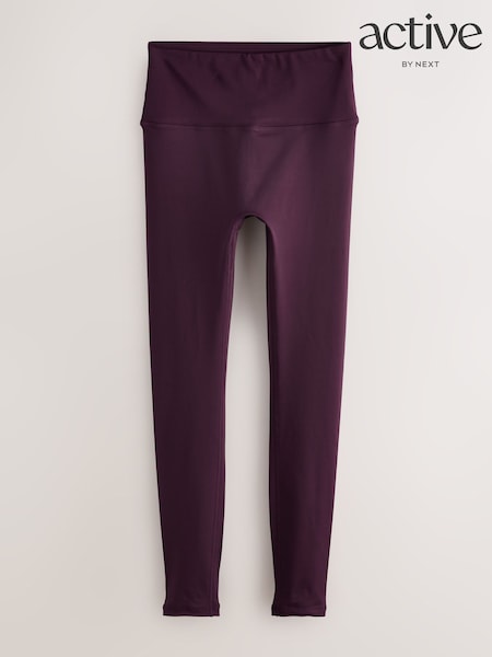Burgundy Red - Active Power Sports Leggings