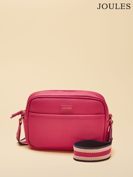 Hot Pink - Joules Trent Cross Body Bag With Adjustable Thick Strap