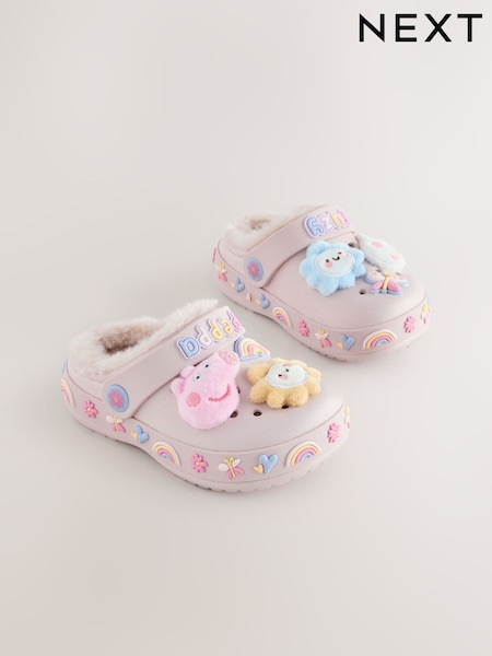 Pink - Peppa Pig Cosy Lined Slipper Clogs