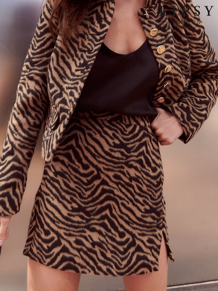 Animal - Lipsy Print Mini Skirt