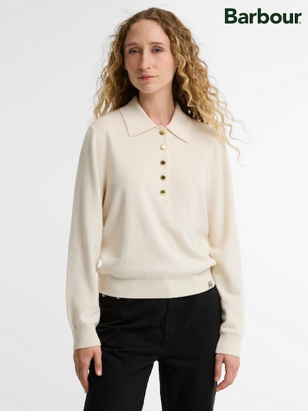 Natural - Barbour® Wynn Knitted Jumper