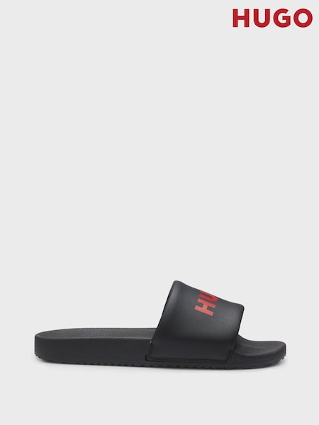 Black - Regular Hugo Timein Logo Sliders
