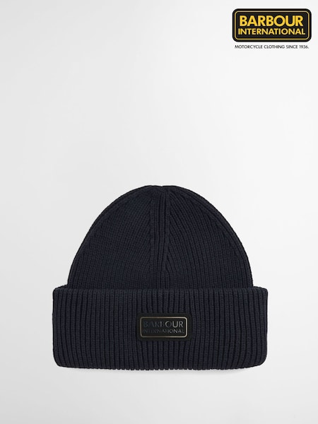 Blue - Regular Barbour® International Craywell Beanie Hat