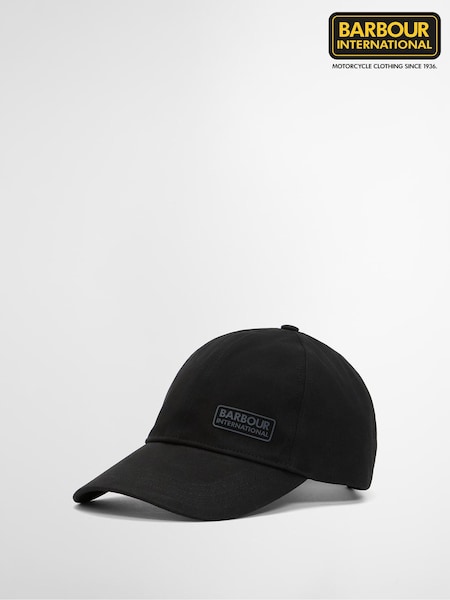 Black - Regular Barbour International Norton Drill Sports Cap