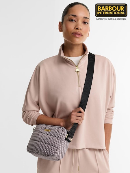 Brown - Barbour® International Monaco Check Cross-body Bag
