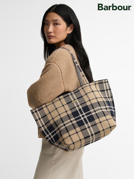 Yellow - Barbour® Layla Large Tote Bag