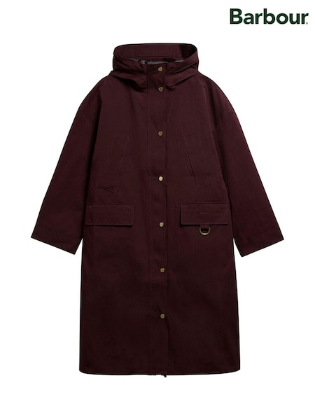 Red - Barbour® Stevie Waterproof Coat