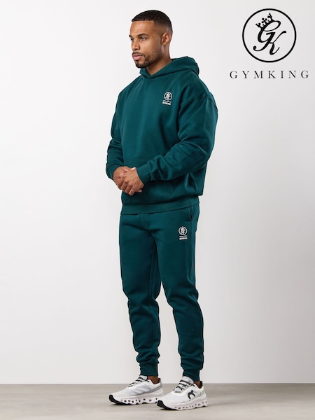 Gym King Green Aventus Fleece Joggers (V66482) | £45