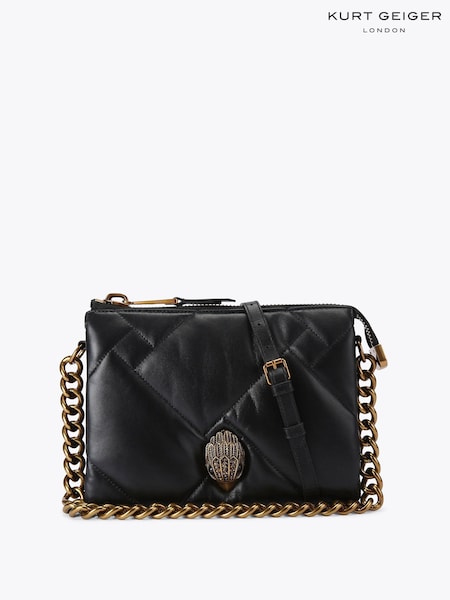 Kurt Geiger London Black Kensington Puff 3 Pouch Bag (V66676) | £279