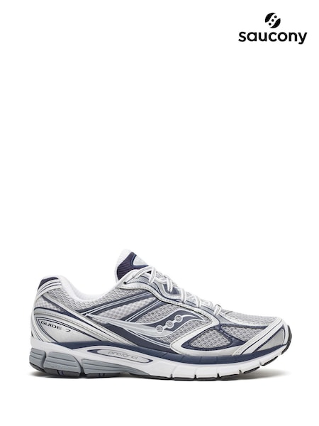 Grey/Navy - Regular Saucony Progrid Guide 7 Trainers