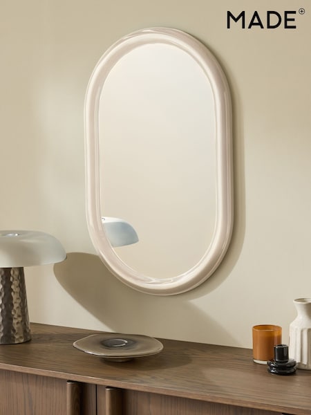 Made.com Reya Oval Mirror