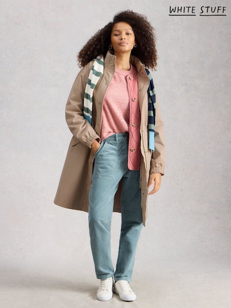 White Stuff Natural Beth Waterproof Coat (V70343) | £130