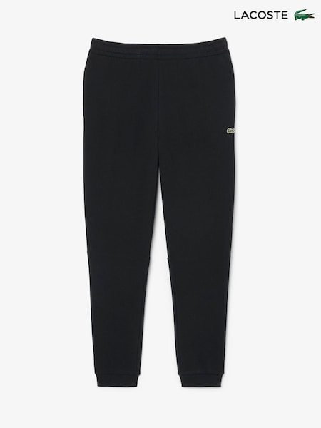Black - Regular Lacoste Tapered Fit Fleece Joggers