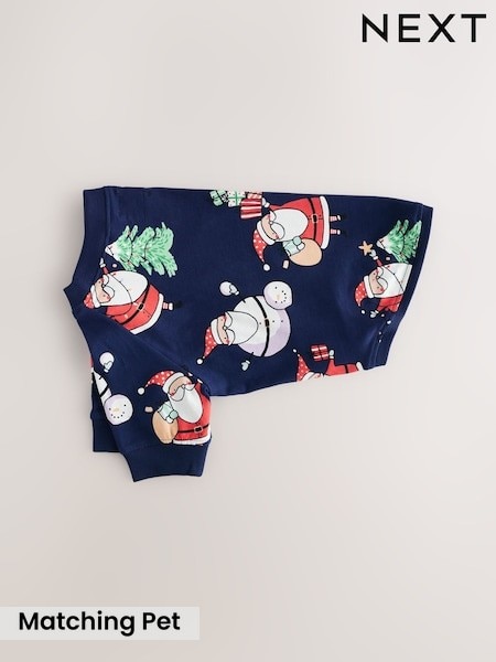 Navy Santa - Matching Family Christmas Pet Pyjamas