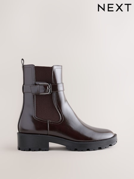 Burgundy Red - Chelsea Boots