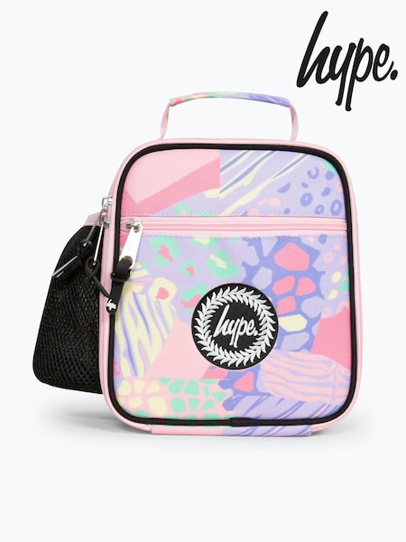 Pink - Hype Unisex Multi Pastel Prints Lunch Box