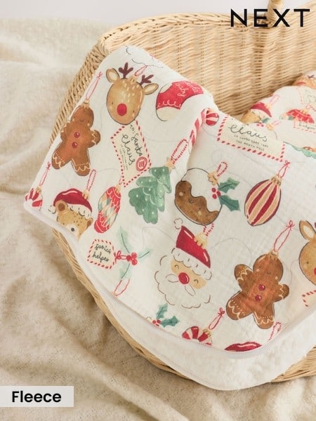 Muslin Fleece Baby Blanket