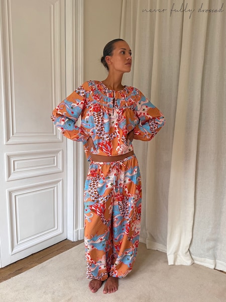 Orange Mermaid - Never Fully Dressed Balloon Trousers Pyjamas