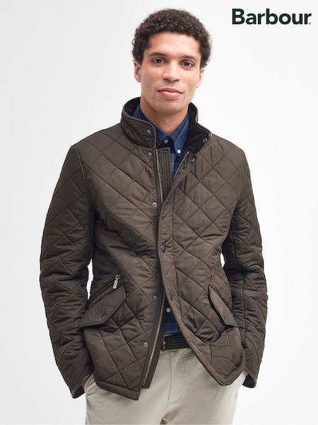 Brown - Regular Barbour® Powell Quilted Jacket