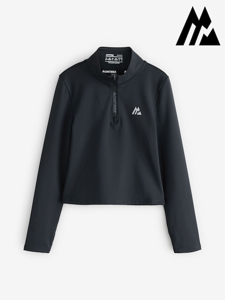 Black - Montirex Icon 1/4 Zip Jacket