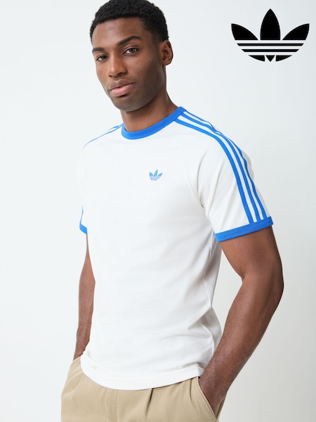 White - Regular Adidas Originals 3-stripes T-shirt