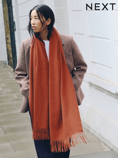 Rust Brown - Midweight Scarf
