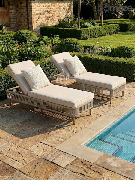 Maze Havana Garden Sunlounger Set