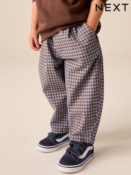 Blue Harlequin - Barrel Pull On Trousers (3mths-7yrs)