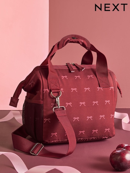 Bow Print Lunch Bag