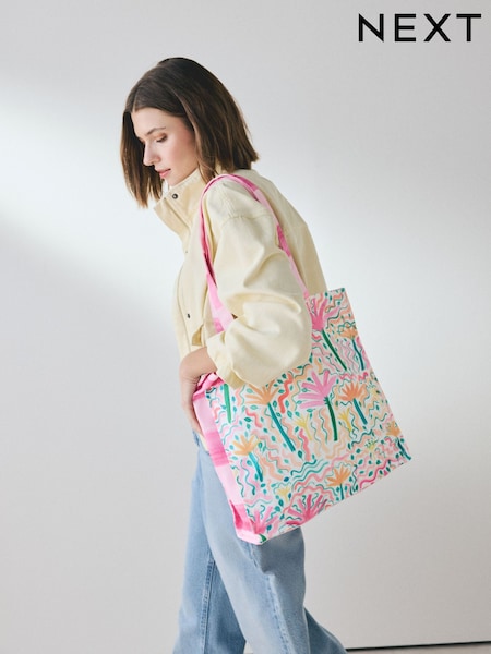 Pink - Lucy Tiffney X Epilepsy Action Shopper Bag